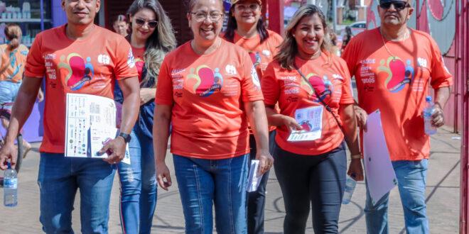 Em alusão ao Dia Mundial do Rim, Fundhacre realiza panfletagem no Centro de Rio Branco