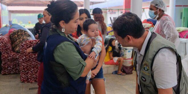 Governo atua de forma integrada para dar assistência a famílias indígenas afetadas pela cheia no Acre