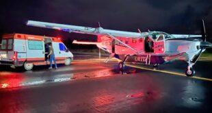 Aeródromo de Feijó recebe primeiro voo aeromédico noturno