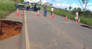BR-364 continua interditada no distrito de Extrema
