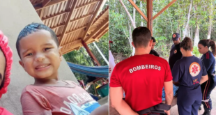 Menino de 4 anos morre afogado após cerimônia de batismo em Cruzeiro do Sul