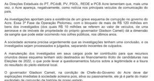 Partidos de oposição defendem a urgente conclusão das investigações e punição dos culpados