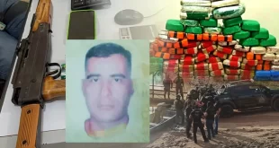 Traficante morre em troca de tiros com polícia.100 kg de drogas são apreendidos
