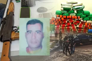 Traficante morre em troca de tiros com polícia.100 kg de drogas são apreendidos