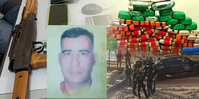 Traficante morre em troca de tiros com polícia.100 kg de drogas são apreendidos
