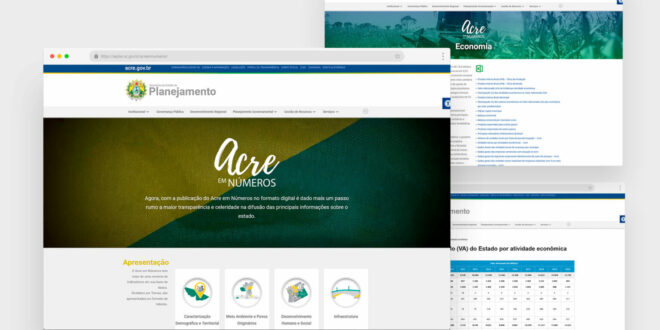 Seplan retoma publicação do Acre em Números, agora em formato digital