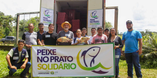 Governo do Acre inicia distribuição de 20 toneladas de peixe às famílias atingidas pelas enchentes
