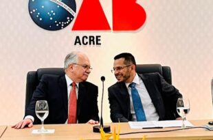 Em 91 anos de existência, OAB/AC recebe pela primeira vez a visita de um ministro da Suprema Corte