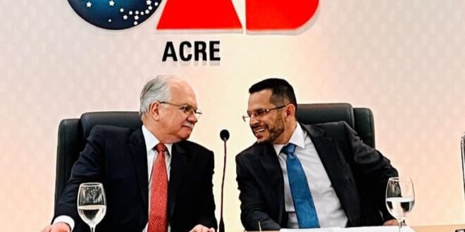 Em 91 anos de existência, OAB/AC recebe pela primeira vez a visita de um ministro da Suprema Corte