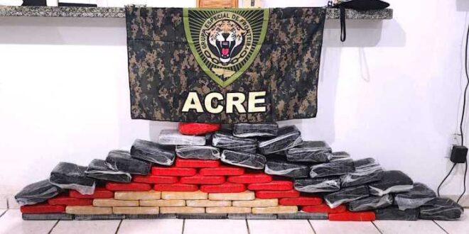 Polícia prende cinco pessoas com 60 quilos de drogas em Rodrigues Alves