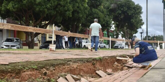 Governo faz nova inspeção no Calçadão da Gameleira para iniciar ação emergencial nesta semana