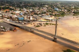 Nível do Rio Juruá ultrapassa cota de transbordo