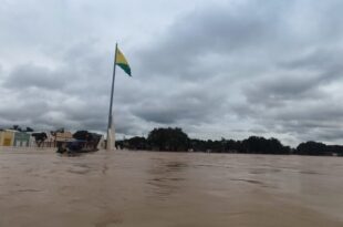 Rio Acre se aproxima da segunda maior cheia já registradas em Rio Branco