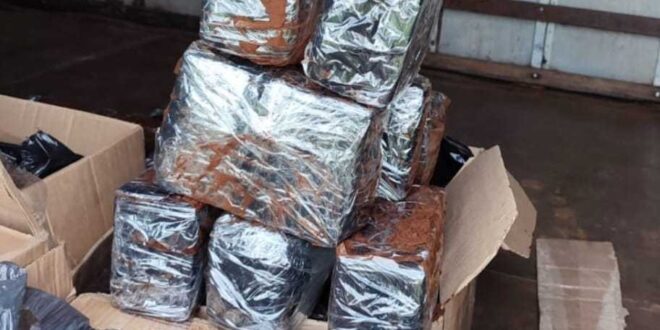 PM apreende mais de 100 kg de drogas no posto da Tucandeira