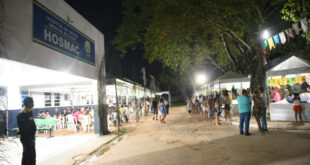 Pacientes do Hosmac e familiares participam de arraial com brincadeiras e comidas típicas