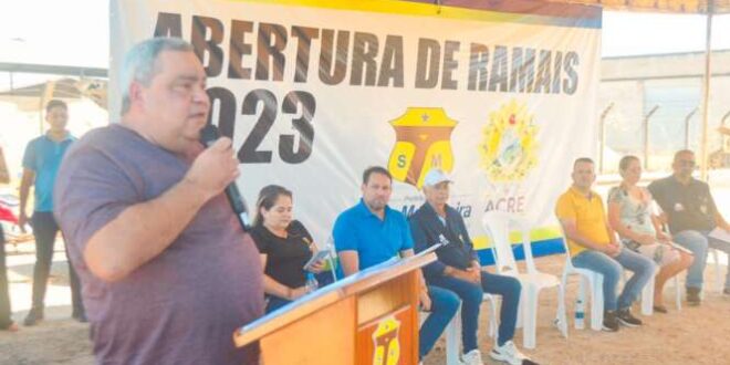 Mazinho Serafim lança programas de abertura de Ramais e Cidade Limpa em Sena Madureira
