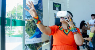 Realidade virtual leva público do Fórum Indígena à imersão no coração da Amazônia