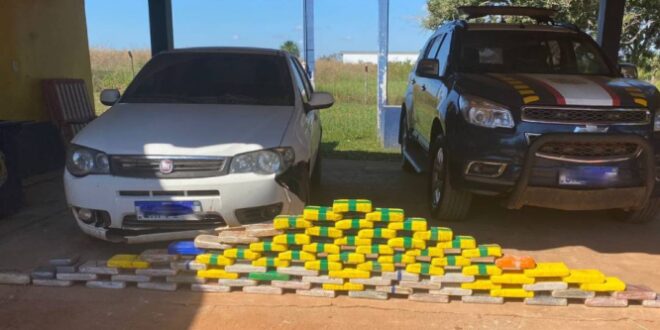 PRFs apreendem 87 kg de drogas em abordagem de rotina na BR-364