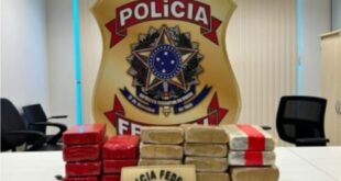 PF prende traficante com 40 kg de entorpecentes