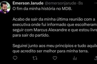Após reunião, Jarude recebe liberação e anuncia saída do MDB