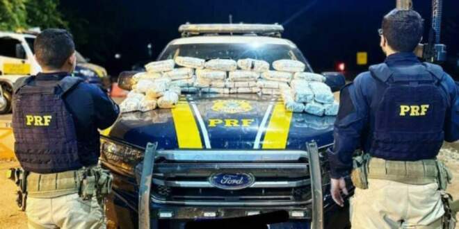 PRF apreende mais de 56 Kg de drogas ocultas em pneus de caminhão no Acre