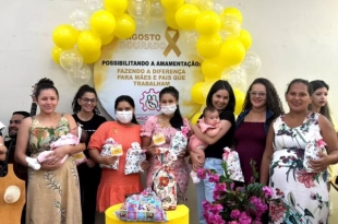 Maternidade do Juruá promove atividade de abertura da campanha Agosto Dourado