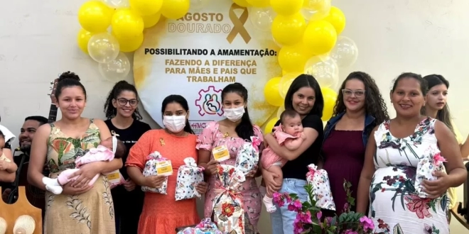 Maternidade do Juruá promove atividade de abertura da campanha Agosto Dourado
