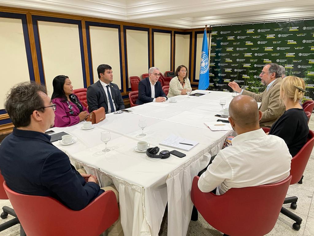 Em Belém, Comitiva do Acre busca cooperação técnica com a ONU para fortalecer produção familiar de baixo carbono