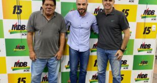 Alto Escalão do MDB no Acre quer André Maia disputando a prefeitura de Senador Guiomard