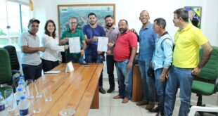 Prefeito de Acrelândia assina ordem de Serviço para a construção da Nova Câmara Municipal fruto de Emenda parlamentar destinada por Mara Rocha