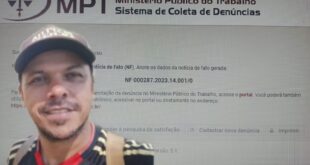 Ativista protocola pedido de investigação de empresas terceirizadas no Ministério Público do Trabalho