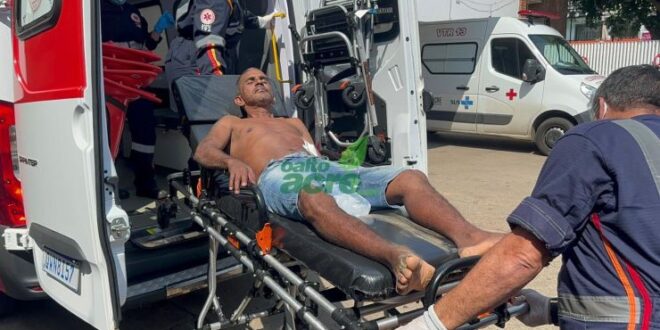 Rio Branco: Mulher esfaqueia marido em bebedeira e o mantém refém