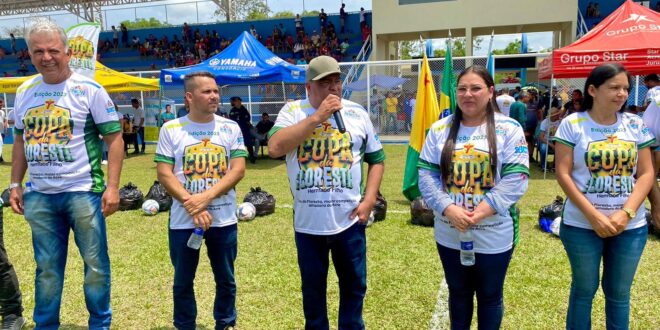 Prefeito Mazinho Serafim faz abertura oficial da Copa da Floresta com 135 equipes
