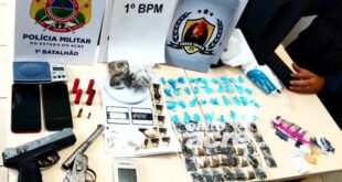 Prisão de quarteto com armas e drogas na baixada da sobral