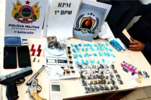 Prisão de quarteto com armas e drogas na baixada da sobral