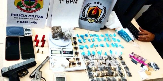 Prisão de quarteto com armas e drogas na baixada da sobral