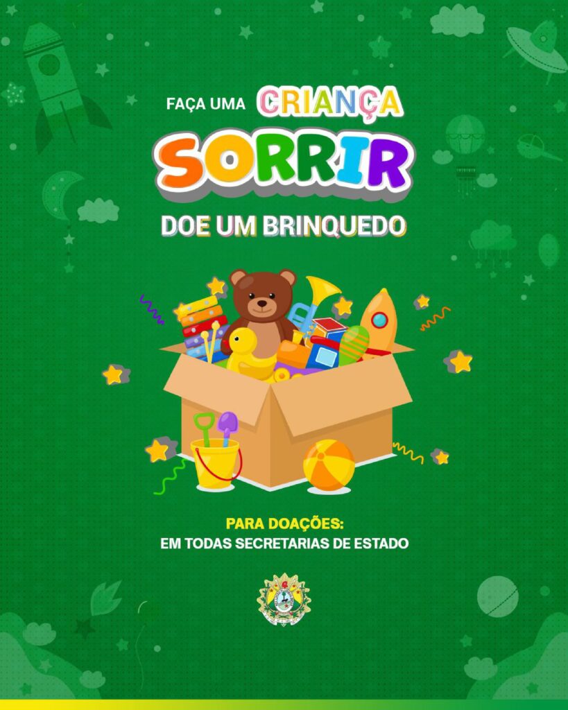 Governo lança campanha para arrecadar brinquedos para o Dia das Crianças