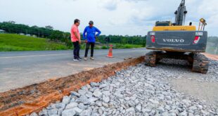 Gonzaga vistoria obras na BR-364 e destaca trabalho do DNIT: “Serviço de qualidade. Essa é a estrada que queremos”