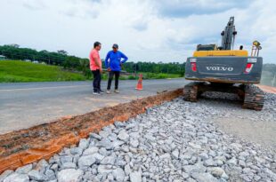 Gonzaga vistoria obras na BR-364 e destaca trabalho do DNIT: “Serviço de qualidade. Essa é a estrada que queremos”
