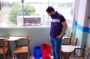 Em fiscalização, Jarude encontra escola com banheiro tomado por fezes e alunos sem merenda