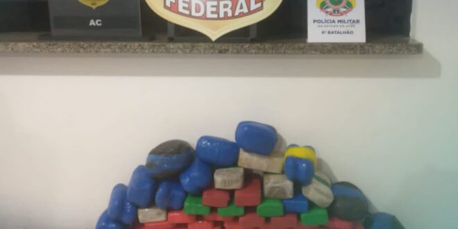 Forças de Segurança Pública do Vale do Juruá - PC/ PF/ PM - realizam apreensão de drogas 