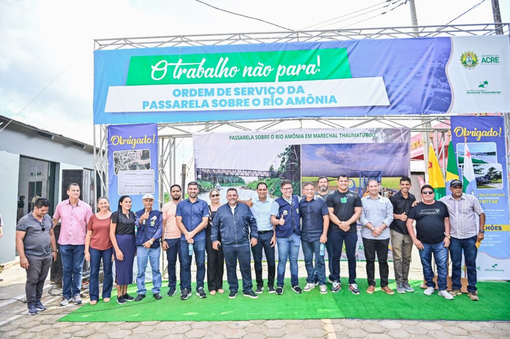 Governo anuncia início da construção da Passarela sobre o Rio Amônia, em Marechal Thaumaturgo