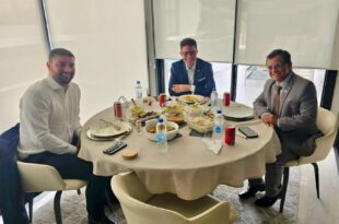 Em almoço reservado, Gladson recebe Nicolau Jr e Luiz Gonzaga