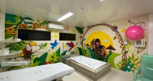 Arte e Saúde: Hospital da Criança e Maternidade são decorados com grafites temáticos