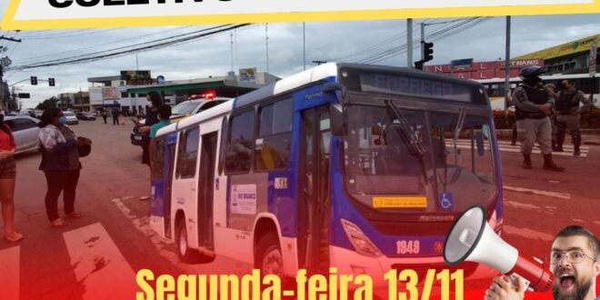 População vai protestar contra o caos no transporte coletivo de Rio Branco
