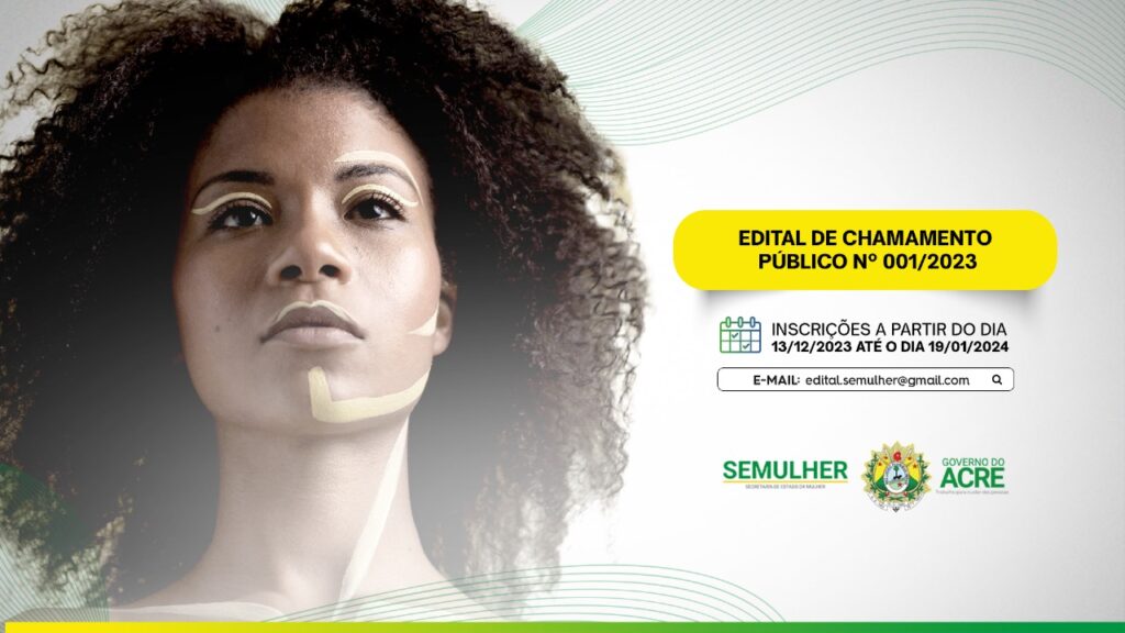 Edital para a seleção de projetos de fortalecimento de políticas para mulheres é lançado