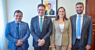 Em almoço com governador, Luiz Gonzaga e Nicolau Júnior ratificam harmonia com o executivo