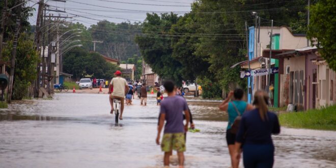 Tarauacá está com 75% de sua área alagada