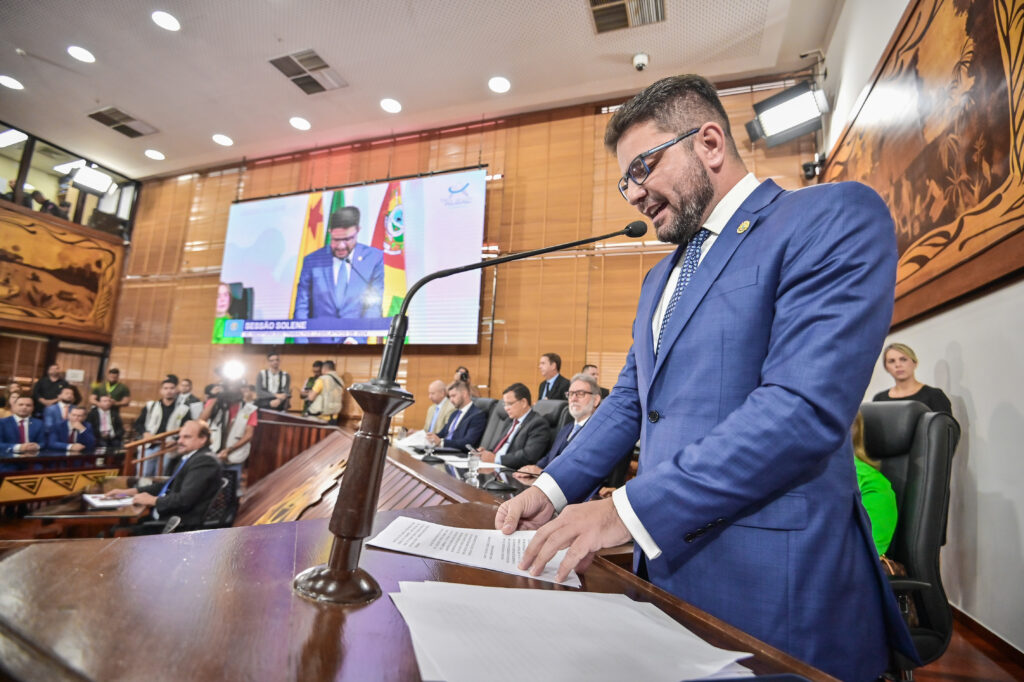 Na abertura do ano legislativo Gladson destaca a importância do debate democrático