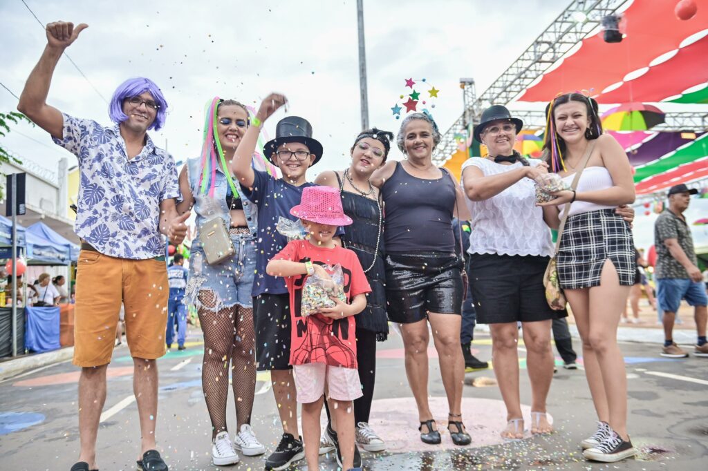 Famílias se divertem com tranquilidade e segurança no Carnaval da Gameleira
